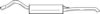VAG 6U9253609D End Silencer